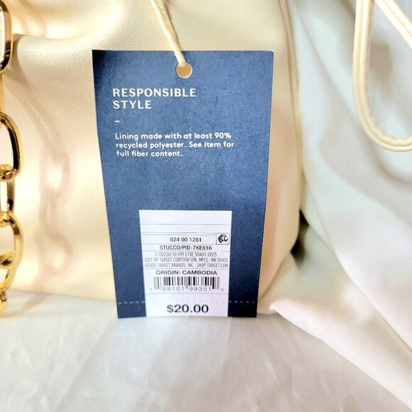 5-Piece Stuffed Universal Thread™ Cream Shoulder Bag – NWT, All NEW! - Picture 2 of 4